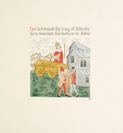 Ms. New Coll 380, f28r. Les antiquités de la Cathédrale Sainte-Marie, Carlisle, dessinées par Robert Carlile, 1795 - Robert Carlile